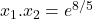 x_1.x_2 = e^{8/5}