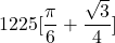 1225[\dfrac{\pi }{6} + \dfrac{\sqrt{3}}{4}]