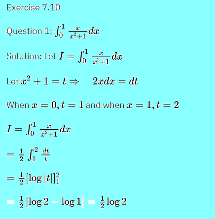 Ex 7.10 integration ncert maths solution class 12
