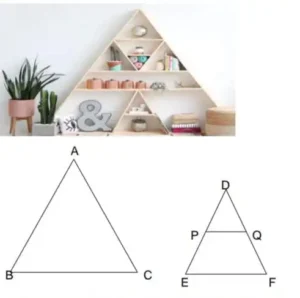 Triangle is a very popular shape used in interior designing